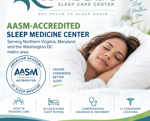 Comprehensive Sleep Care Center AASM-accredited sleep medicine center serving Northern Virginia, Maryland and the Washington DC metro area